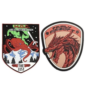 Maßgefertigte Hochleistungs-3D-Polyvinylchlorid-Gummiaufnäher Geeignet für Kleidung - Product Image 4