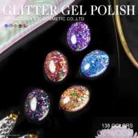 Paillettes Réfléchissantes Scintillantes pour Vernis Gel, Effet Diamant, Couleurs Iridescentes, Cristal Galaxie Lumineux, Vernis Gel UV ICE NOVA