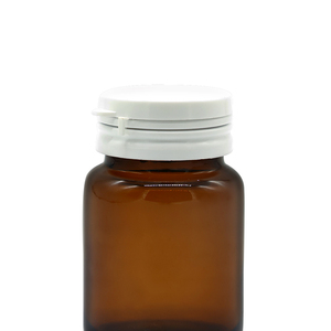 Offre Spéciale 120cc 200ml bouteille en verre à large bouche en verre bleu cobalt avec bouchon en plastique pour tablette - Product Image 5