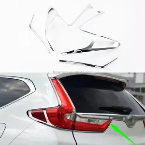 Modifica auto per HONDA CRV 2017-2018 copertura fanale posteriore in plastica ABS accessori cromati per auto rivestimento della lampada