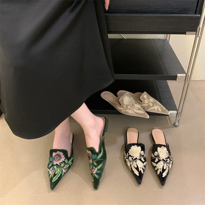 Sandalias de Tacón Alto con Correa en el Tobillo para Mujer, Moda Verano 2024, Zapatos de Vestir con Punta en Pico, Elegantes y Sensuales, para Nueva Zelanda - Product Image 1