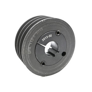 ลูกรอกเหล็กหล่อแบบยุโรป รุ่น SPA SPB SPC SPZ พร้อมปลอกล็อคแบบเรียว สำหรับสายพานวี และสายพานลำเลียง - Product Image 1