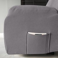 Housse de Fauteuil Relax Déperlante Extensible Jacquard pour Canapé 1/2/3 Places, Housse de Protection Lavable pour Fauteuil Détente