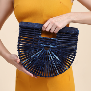 Precio al por mayor, alta calidad, moda, perlas, abalorios, tiras de resina, color personalizado, embragues nupciales hechos en la India - Product Image 1