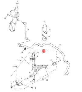 Braccio di controllo automatico delle parti del braccio di controllo anteriore sinistro inferiore per <span class=keywords><strong>MG</strong></span> GS/<span class=keywords><strong>HS</strong></span> per Roewe RX5 10181066 - Product Image 5