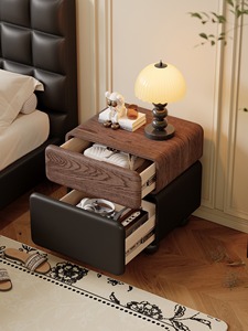 2025 Table de <span class=keywords><strong>chevet</strong></span> en bois massif pour hôtel stockage avancé <span class=keywords><strong>lit</strong></span> côté seau armoire luxe intégré anti-déflagrant caractéristiques - Product Image 4