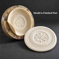 Moulure de plafond en résine Tietuo + noyau en élastomère PU C258-G2, haute précision, équipe de R&D expérimentée, logo personnalisé
