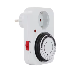 Minuteur mécanique écologique <span class=keywords><strong>HBN</strong></span> 16A, lot de 4 avec sécurité enfant, programmation 24h, intervalle de commutation de 30 minutes - Product Image 4