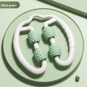 Relaxante Leg Shaping Roller Stick Yoga Massageador de quatro rodas Anel Clamp Bezerro Equipamento Leg Massageador por relaxar Roller Ball Stick - Product Image 6