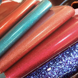 चमकता हुआ विनील कपड़े एंटी-मिलाओस pvc/pvc सिंथेटिक ग्लिटर के लिए बैग सजावटी सुविधा - Product Image 6