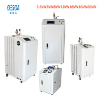 Generator Uap Makanan Industri Otomatis Penuh dengan Pemanas Listrik Tabung Api Vertikal, Keluaran Air Panas, Hemat Energi, Buatan China