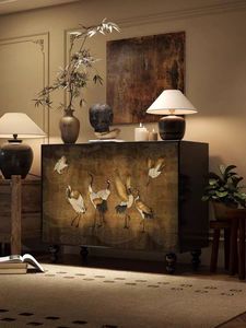 Mobile Ecologico Tradizionale in Legno Massello di Grande Capacità e Durevole per <span class=keywords><strong>Quadri</strong></span> e Scarpe, per Soggiorno e Bar Domestico - Product Image 1