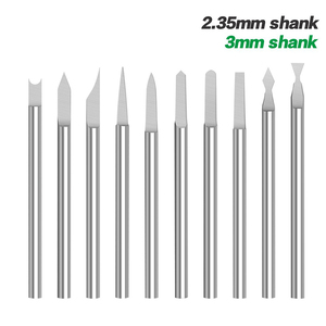 Juego de brocas para tallado en madera, limas rotativas para carpintería, herramientas rotativas de grabado DIY hechas a mano con recubrimiento de carburo AlTiN, herramientas de grabado ODM - Product Image 1