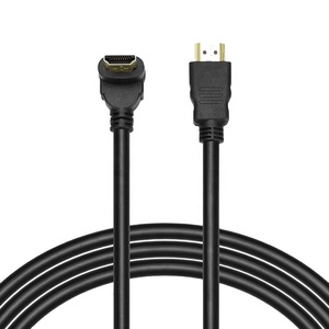Rohs OEM 90 grados <span class=keywords><strong>HDMI</strong></span> oro Kablo 14V 3d 1080p <span class=keywords><strong>HDMI</strong></span> a 90 grados <span class=keywords><strong>Micro</strong></span> <span class=keywords><strong>Cable</strong></span> <span class=keywords><strong>HDMI</strong></span> - Product Image 2