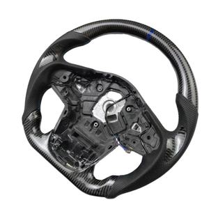 Volante Deportivo en Forma de D para <span class=keywords><strong>Ford</strong></span> Mustang, Acero al Carbono Rojo, Compatible con M5 X5 X6 X3 IS Serie 3 NX Serie 5 330i 320i - Product Image 1