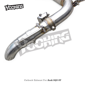 <span class=keywords><strong>Escape</strong></span> YK Catback para <span class=keywords><strong>Audi</strong></span> <span class=keywords><strong>SQ5</strong></span> 8Y 3,0 T 2018 + sistema de <span class=keywords><strong>escape</strong></span> de válvula Original de coche deportivo recto de acero inoxidable - Product Image 5