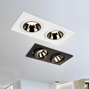 Nueva llegada Luz de techo de luz descendente ajustable Foco de aluminio empotrado LED ajustable 9W 12W Luces descendentes - Product Image 6