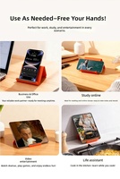 Support de téléphone portable paresseux en silicone, support de tablette de bureau créatif, flexible et pliable, transformable, accessoire de voyage