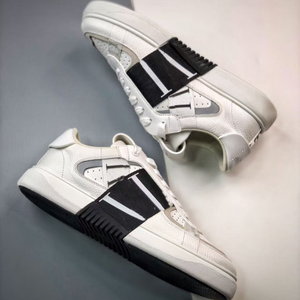 Chaussures pour hommes de luxe, design patchwork noir et blanc, simples, élégantes et polyvalentes pour toutes les occasions, chaussures pour femmes - Product Image 2