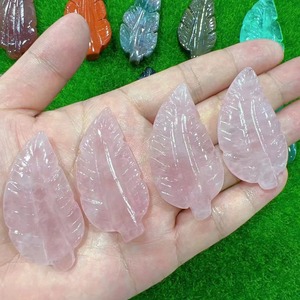 5 cm Natural Stone Crystal Feather Gemstones Healing Crafts Pendants Accessary Unique <b>Gifts</b> - Product Image 3
