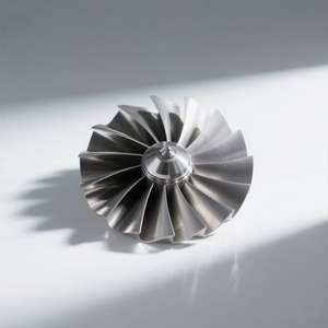 Servizio di lavorazione CNC lega di alluminio ad alta precisione lega di titanio fusione motore aeronautico turbina a disco Auto Turbo disco - Product Image 2