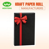 Papier cartonné noir de qualité supérieure, 100% pulpe vierge, qualité alimentaire, résistant à la graisse, pour impression offset, emballage cadeau