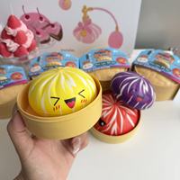 Squishy Baozi, Squishies en forme de dumplings, 1 pièce, Squishy Chiboki, Squishy géant en forme de dumpling