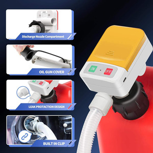 Pompe de transfert de carburant diesel et kérosène alimentée par batterie 3,2 GPM avec recharge USB pratique, efficace et fiable pour station-service - Product Image 4