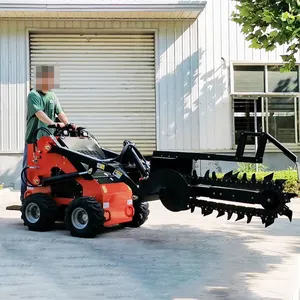 Harga diskon Skid Steer rantai trendi penggali kecil dapur untuk taman