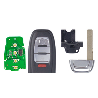 XNRKEY - Llave Remota para Automóvil de 3 Botones, Chip PCF7945, 315/433/868 Mhz, para Audi A4 S4 A5 S5 Q5 8T0959754C /G 8T0959754D/J -D/H