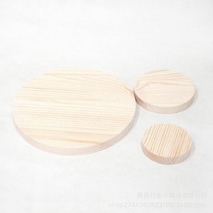 Base Ronde en Bois de Pin pour Artisanat, Épaisseur 1,5 cm - 2 cm, pour Peinture DIY, Décoration, Sous-verre, Matériel d'Accessoires - Product Image 3