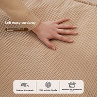 Offre Spéciale : Canapé Tatami en Tissu Compressé avec Éponge Déchiquetée, Grand Canapé Paresseux pour Salon, Extra Large, Simple