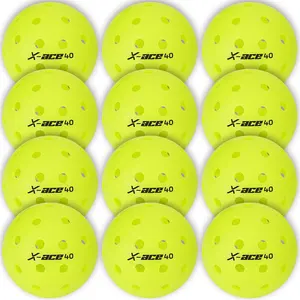 2024 AMA Custom 40 Holes 26 Holes Pickleball Balls X40 Indoor and Outdoor Pickle ball USAPA Approved Pickleball Set