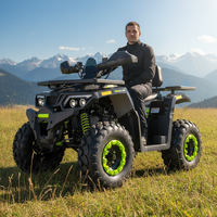 Tao Motor Brave Pro 200CC VTT Quad Transmission par Chaîne Quad Adultes Automatique Démarrage Électrique VTT 2 Roues Motrices