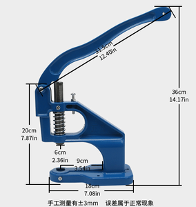 Chỗ bốn nút đinh tán DIY tay bấm máy đóng đinh máy tay Báo Chí Máy tính để bàn cornbutton cài đặt công cụ dây Giày Máy - Product Image 2
