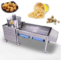 Machine à popcorn professionnelle miniature à gaz à bas prix, machine à popcorn au caramel pour les snacks