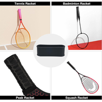 Anneaux de poignée en silicone pour raquette de badminton Jstar, bandes de grip pour raquette de pickleball, bandes de raquette de pickleball en caoutchouc hautement élastique