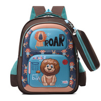Nouveau sac à dos léger et mignon pour enfants, en tissu Oxford, motif dessin animé, harnais à coussin d'air, grande capacité, unisexe