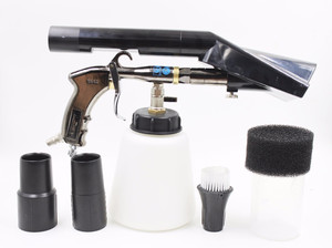 SS Z-020 2 IN1 Luft regler Lager rohr Reinigungs pistole Schwarz Combo Vakuum adapter Schnees chaum pistole Tornado Pistole Auto waschanlage Werkzeug - Product Image 2