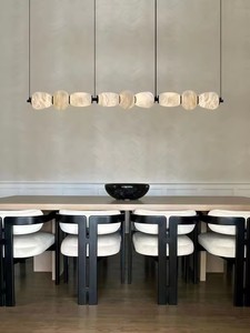 Lustre de plafond LED moderne noir et or avec quincaillerie pour salle à manger, salon, <span class=keywords><strong>luminaire</strong></span> suspendu - Product Image 4