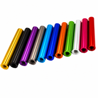 Entretoises filetées en aluminium coloré 6061 M3 12mm anodisées, usinées par électroérosion pour usinage de haute précision, sur mesure, CNC, OEM