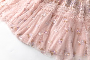 Taglie forti abito <span class=keywords><strong>lungo</strong></span> 2025 estate festa di matrimonio donna Allover lussuoso ricamo <span class=keywords><strong>mezza</strong></span> <span class=keywords><strong>manica</strong></span> Sexy Tulle maglia abito <span class=keywords><strong>lungo</strong></span> 4XL - Product Image 5