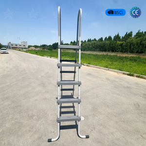 Échelle <span class=keywords><strong>d</strong></span>'entrée de <span class=keywords><strong>piscine</strong></span> à 4 marches, fabrication directe <span class=keywords><strong>d</strong></span>'usine, cadre en acier résistant à la corrosion pour <span class=keywords><strong>piscine</strong></span> gonflable hors sol - Product Image 6