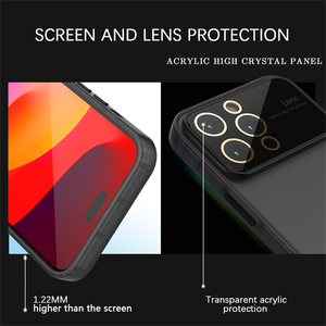 Nuovo popolare grande finestra tpu pc custodia per <span class=keywords><strong>iphone</strong></span> 15 <span class=keywords><strong>14</strong></span> 13 12 11 pro max custodia della <span class=keywords><strong>fotocamera</strong></span> - Product Image 3