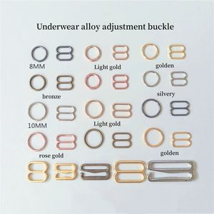 المشبك الضابط ، مخصص قابل لإعادة الاستخدام O 8 9 شكل حلقة منزلقة مشبك ، إكسسوارات الملابس الداخلية المعدنية ، الأشرطة هوك - Product Image 4