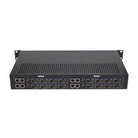 Encodeur de diffusion en direct IP TS 1U 16 canaux H.264/H.265 HEVC 1080P à faible coût, 2 groupes, boîtier métallique, audio AAC/MP3, garantie 5 ans