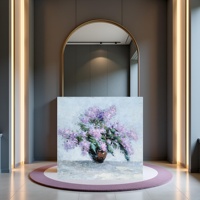 Tableaux Muraux en Toile Style Moderne, Fleurs et Paysages, Décoration Intérieure Populaire avec Socle, Art de Nature Morte