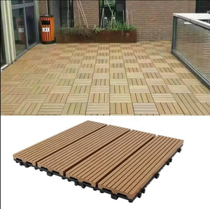 Nuevo diseño al aire libre WPC Watertight Decking No Gap Terraza Balcón Suelo compuesto Suelo de ingeniería - Product Image 3
