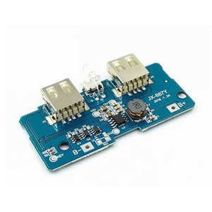 JX-887Y 3.7V ถึง 5V 2A บูสต์โมดูลบอร์ดแปลงไฟ DC DC สำหรับ DIY พาวเวอร์แบงค์ - Product Image 1