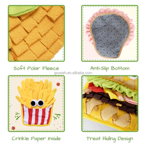 Nuovo Tappetino per Alimentazione e Gioco Olfattivo per Animali Domestici <span class=keywords><strong>2026</strong></span>, Giocattolo Puzzle in Pile Polare per Cani - Product Image 3